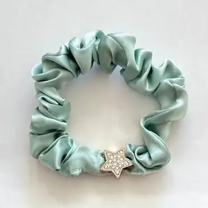 Caribbean Breeze Silk Scrunchie - Fashion Hair Accessory