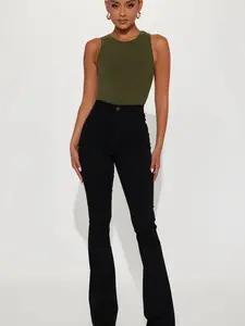 Tall Deep In My Soul Flare Jeans - Black