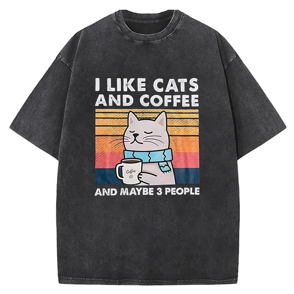 Washed T-shirt-Black