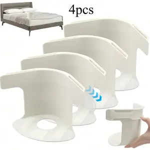 Invisible Sheet Fasteners 4 Pack Durable Non-Slip Mattress Straps, Fits All Bed Sizes, Easy Installation, Modern Bedding Accessories