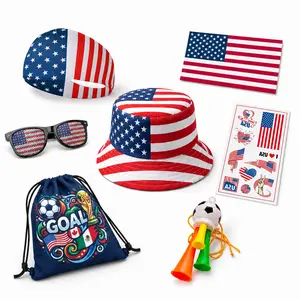 USA Soccer Fan Gear & Accessories - Red, White, Blue American Flag Supplies for Game Day & International Tournaments