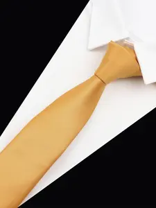 Men's Solid Color Tie, 2.36 Inch Width, Perfect for Formal Occasions, Wedding and Business Wear, Fashion Essential Accessory, Plain Ties