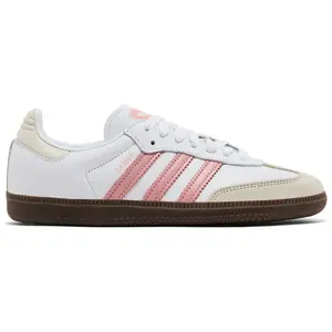 adidas Samba OG White Wonder Mauve JI2677 Women's Fashion Shoes New