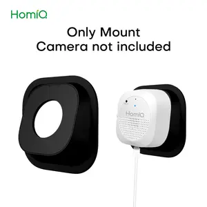 HomiQ Magnetic Window Mount for Cameras Adjustable Angle Screwless Non-Reflective Self-Adhesive Non-Destructive Installation for Outdoor Surveillance