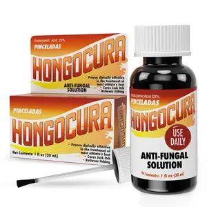 HONGOCURA Anti-Fungal OTC Treatment Solution - 1 Fl Oz, Itch Relief, Therapeutic Skin Healing, Smooth Healthy Skin Support, Wellness & Bathroom Use Medication, Fungus Eliminator, Fungal Treatment Nail Fungus Treatments