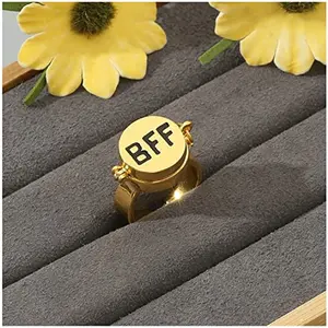 Cute SpongeBob Patrick Star Friendship BFF Open Ring Best Friend Forever Gift sponge  bob  bff  ring