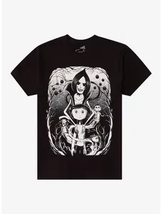 Coraline Beldam Black & White T-Shirt, Movie Graphic Tee, Retro Streetwear for Men and Women, Perfect Gift for Movie Fans
