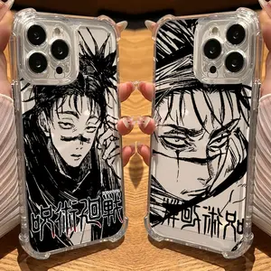 Jujutsus Chosos Kaisens Phone Case Clear For Samsung A series MOTOG series iPhone case 17/16/15/14/13/12/11 Soft Shockproof Cover Anime