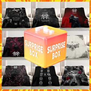 Srprise Sleep Token Blanket, Soft Warm Throw, Sleep Token Flannel Throw Blanket Snug Cozy Touch Super Soft Neutral Color