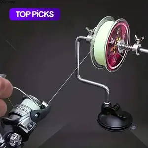 Premium Aluminum Fishing Line Winder, Lightweight Portable Fishing Reel Spooler, Rust-Resistant Durable Aluminum Construction, Compact Easy-to-Use Angling Accessory, Practical Fishing Gear for Indoor Outdoor Fishing and Daily Anglers