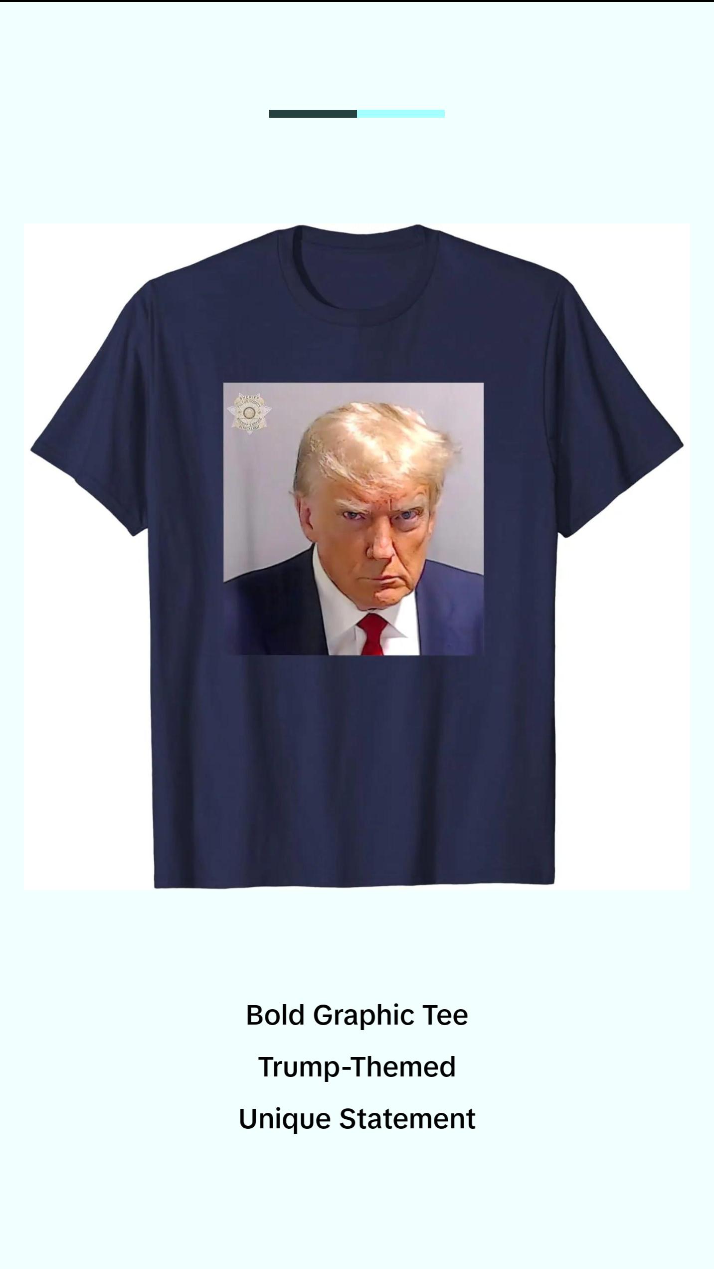 Trump Classic Mug Shot T-Shirt