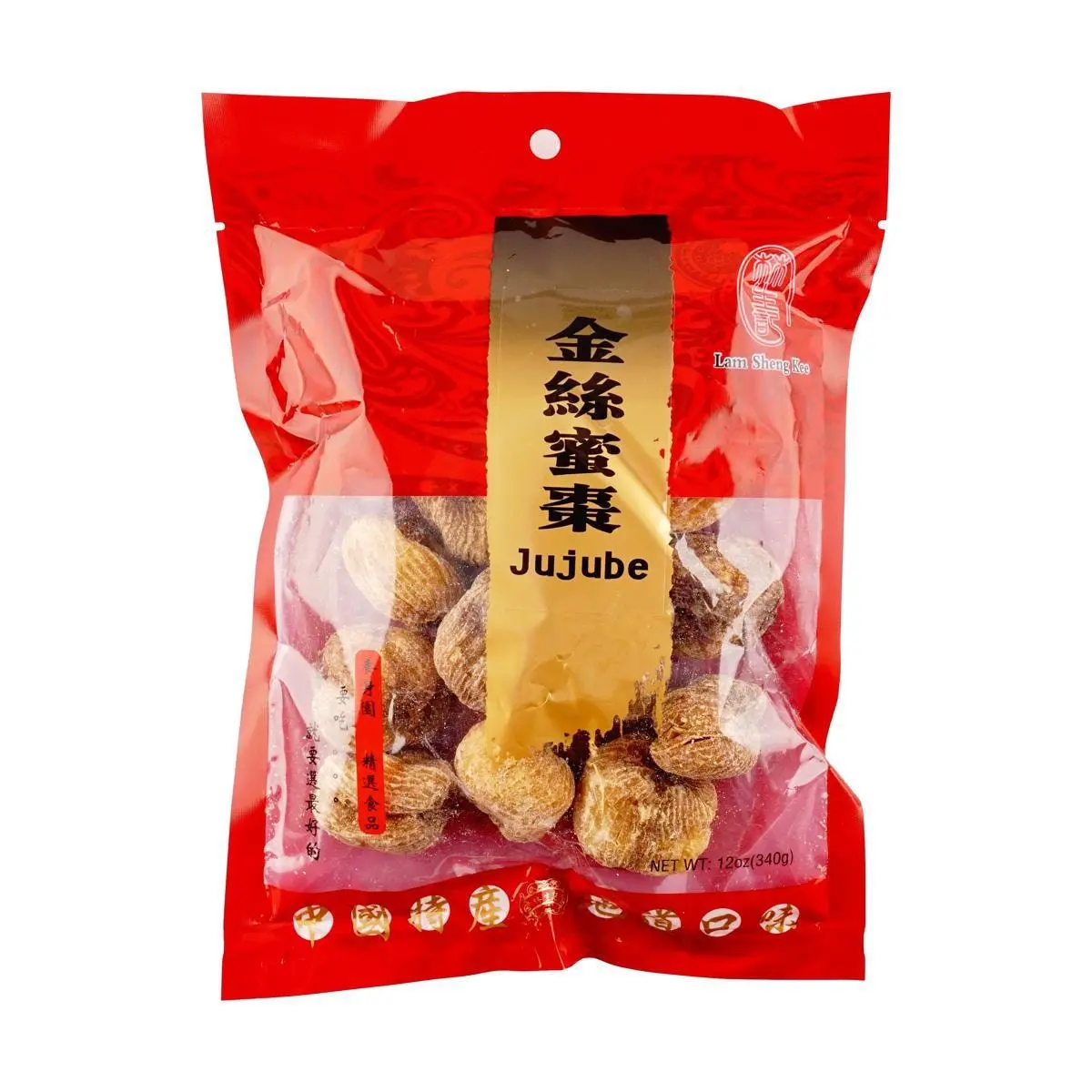 LAM SHENG KEE Golden Silk Red Dates 340g - Premium Chinese Jujube, Sweet & Nutritious Snack