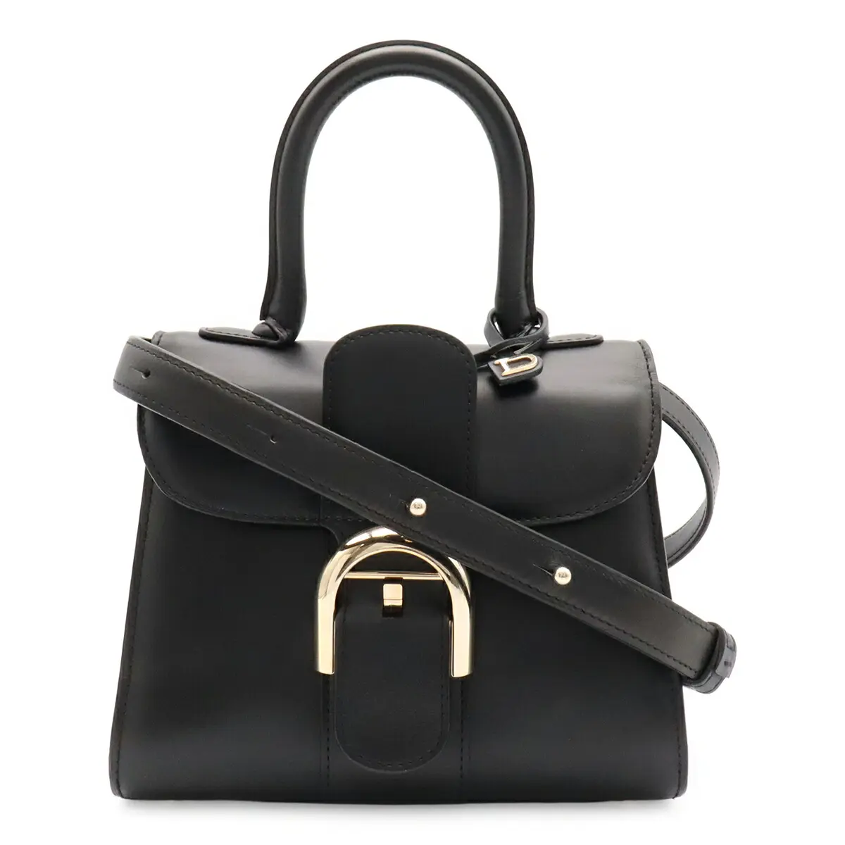 Pre-owned delvaux Calfskin Shoulder Bags Brillant Leather 2way Bag