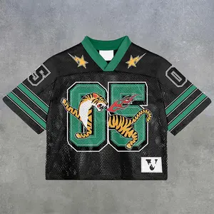 Vintage No.05 Digital Print Mesh Jersey