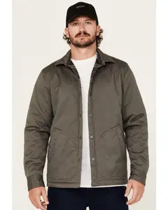 Brothers And Sons Men's Ebbit Reversible Blanket Jacket - Basfa24o48-Blk