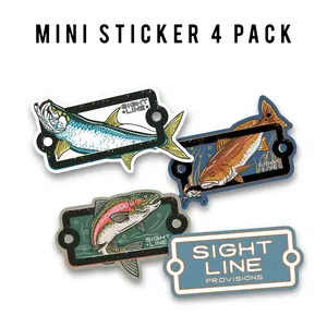 Fishing Stickers 4 Pack