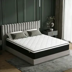 Mattress Full Size, Medium Firm 12 Inch Mattress with Extra Lumbar & Shoulder Support, Hybrid Mattresses with Gel Memory Foam Pain Relief - Fiberglass