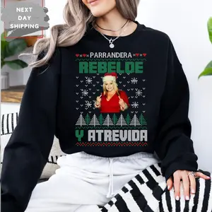 Jenni Rivera Funny Christmas Sweatshirt, SNL Vintage Hoodie Sweatshirt