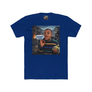 ALL COLORS BRO-RILLA "2500 FLAT" Money Crew Tee | Retro Meme Holding Cash Shirt