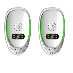 2pcs Plug-in Home Air Purifier — Portable Negative Ion Air Purifier with Silent Operation, Suitable for Bedrooms, Offices, Kitchens, and Bathrooms.