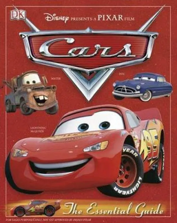 Used Cars Essential Guidebook - High-Octane Adventure, Animated, Comedy Themed Hardcover Book by Simon Jowett - English Educational School Supply, Gift For Movie Fans