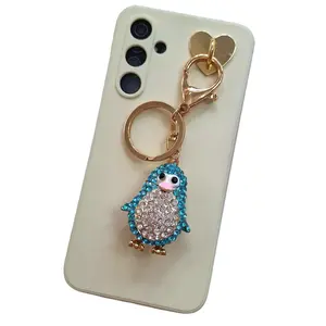 Penelope the Penguin Glitzy Drop for Keys, Bags or Phones