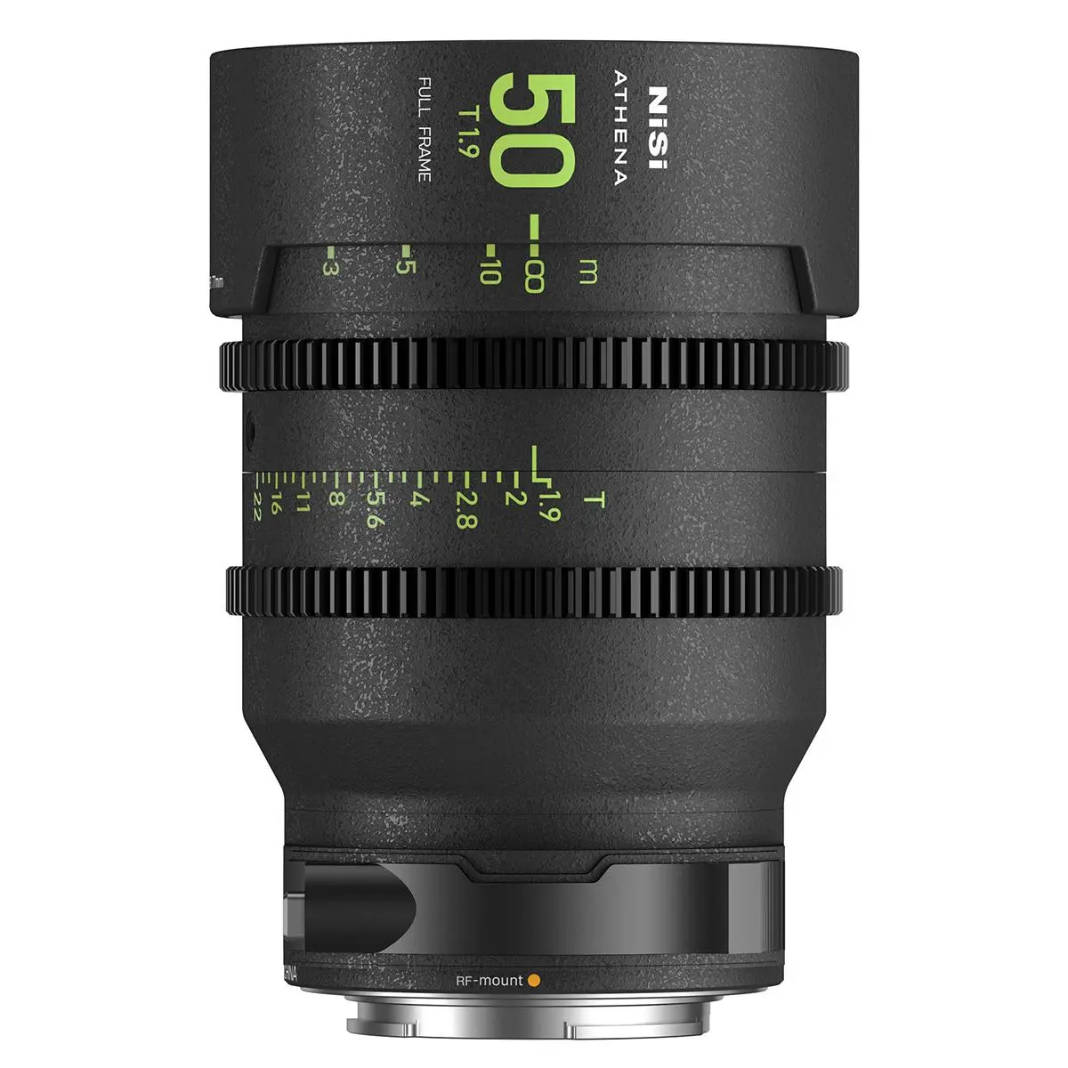 NiSi ATHENA PRIME 50mm T1.9 Cine Camera Lens with Filter Holder, for Canon RF Mount, Ideal for Filmmakers