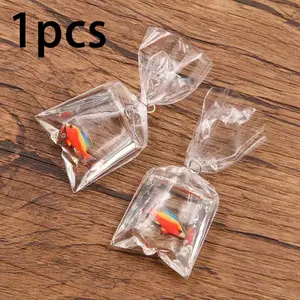 DIY Transparent Resin Fish Pendant, Clownfish Pocket Charm Jewelry Accessory, Unique DIY Craft Kit for Creative Gifts & Decorations