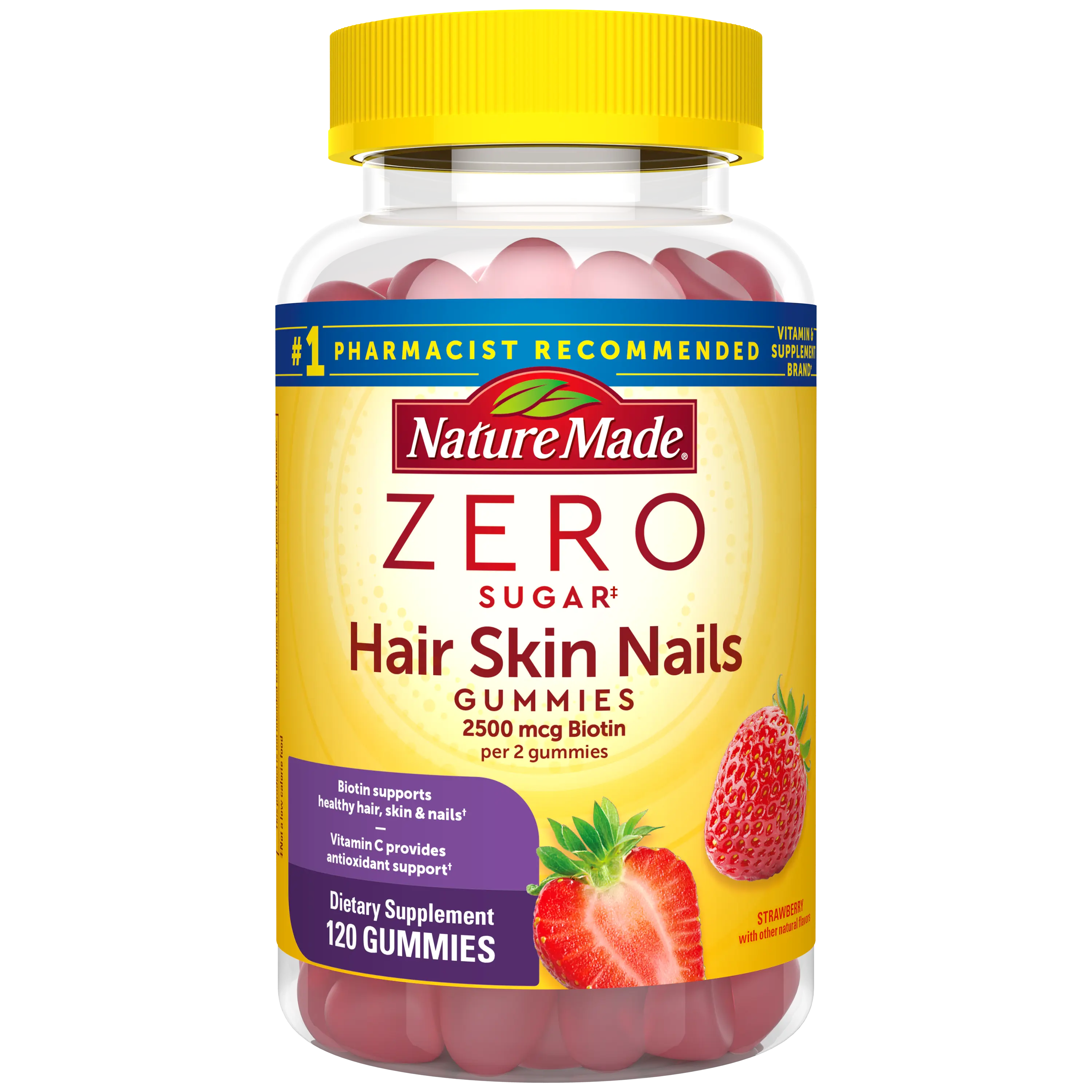Zero Sugar‡ Hair Skin Nails Gummies