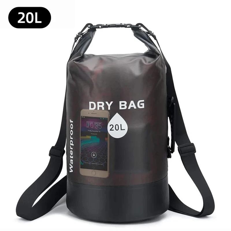 Waterproof Dry Bag 10L 20L Storage Pack Pouch For Swimming Trekking Rafting Boating Kayaking Rafting Drybags Backpack XD117Y