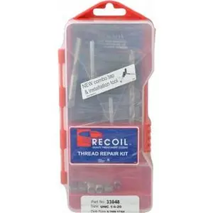 Recoil Thread Repair Kit: Free-Running 15 Pc 33048
