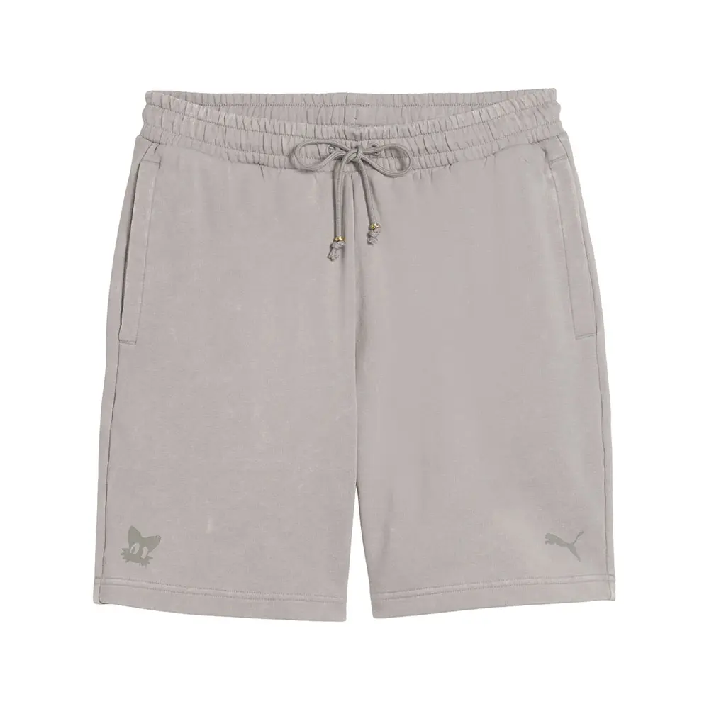 PUMA Mens X Sonic The Hedgehog Relaxed 7 Inch Shorts Casual Bottoms Casual - Grey