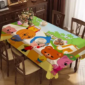 P-Plim P-Plim Tablecloth Themed Indoor Outdoor Picnic Party Tablecover Kitchen Dining Table Wedding Decor