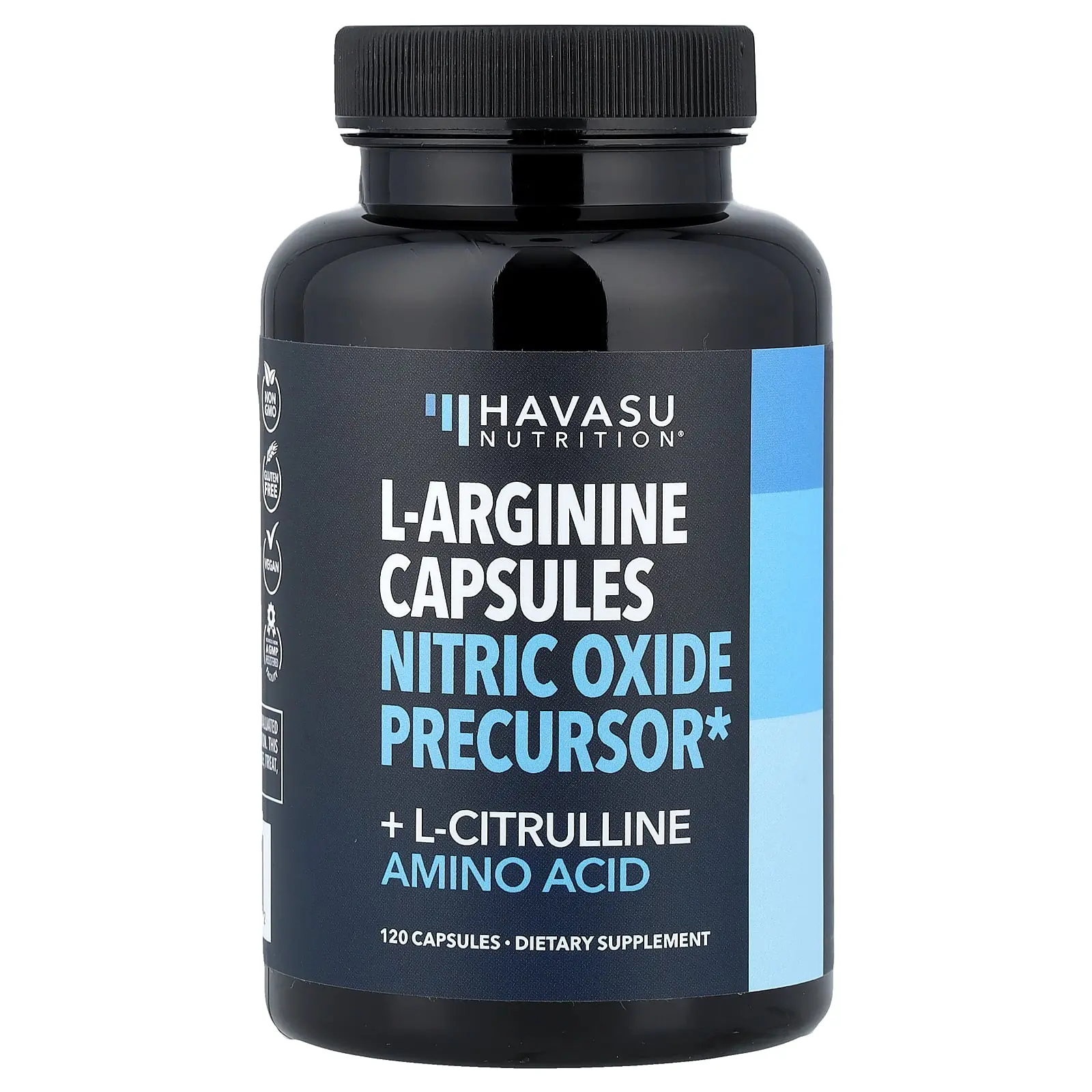 Havasu Nutrition L-Arginine + L-Citrulline Amino Acid, 120 Capsules