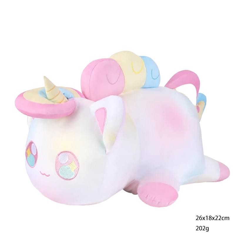 Soft & Skin-Friendly Cat Plush Toy for Kids - Bright & Colorful Design - White Plush Toy