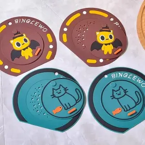 Floor Drain Anti-Odor Silicone Mat, Two-in-One Anti-Odor Filter, Anti-Backflow Odor Cover for Home Bathroom, Universal Anti-Smell Solution