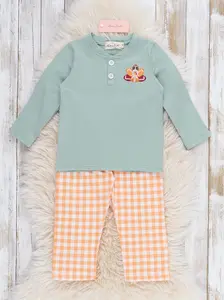 Football Feathers Embroidered Outfit