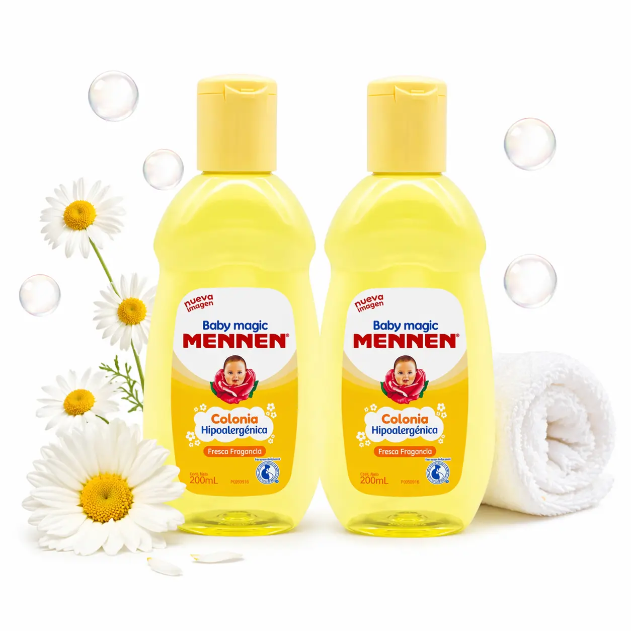 Baby Cologne 2 Pack, 200ml Bottle - Lightweight Hypoallergenic Formula with Clean Baby Scent, Aluminum-Free Fragrance for Unisex Everyday Body Care, Soft, Liquid, Long-Lasting Fresh Protection, Unisex Fragrances, Easy Way To Keep Baby Feeling Fresh