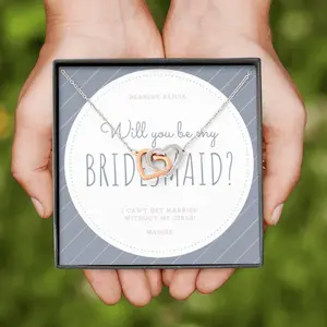 Bridesmaid Gifts, Wedding Gifts & Mementos, Bridesmaid Proposal Gifts, For Bridesmaids Jewelry, Tie the Knot, Wedding Gift, Bridesmaids Jewelry,