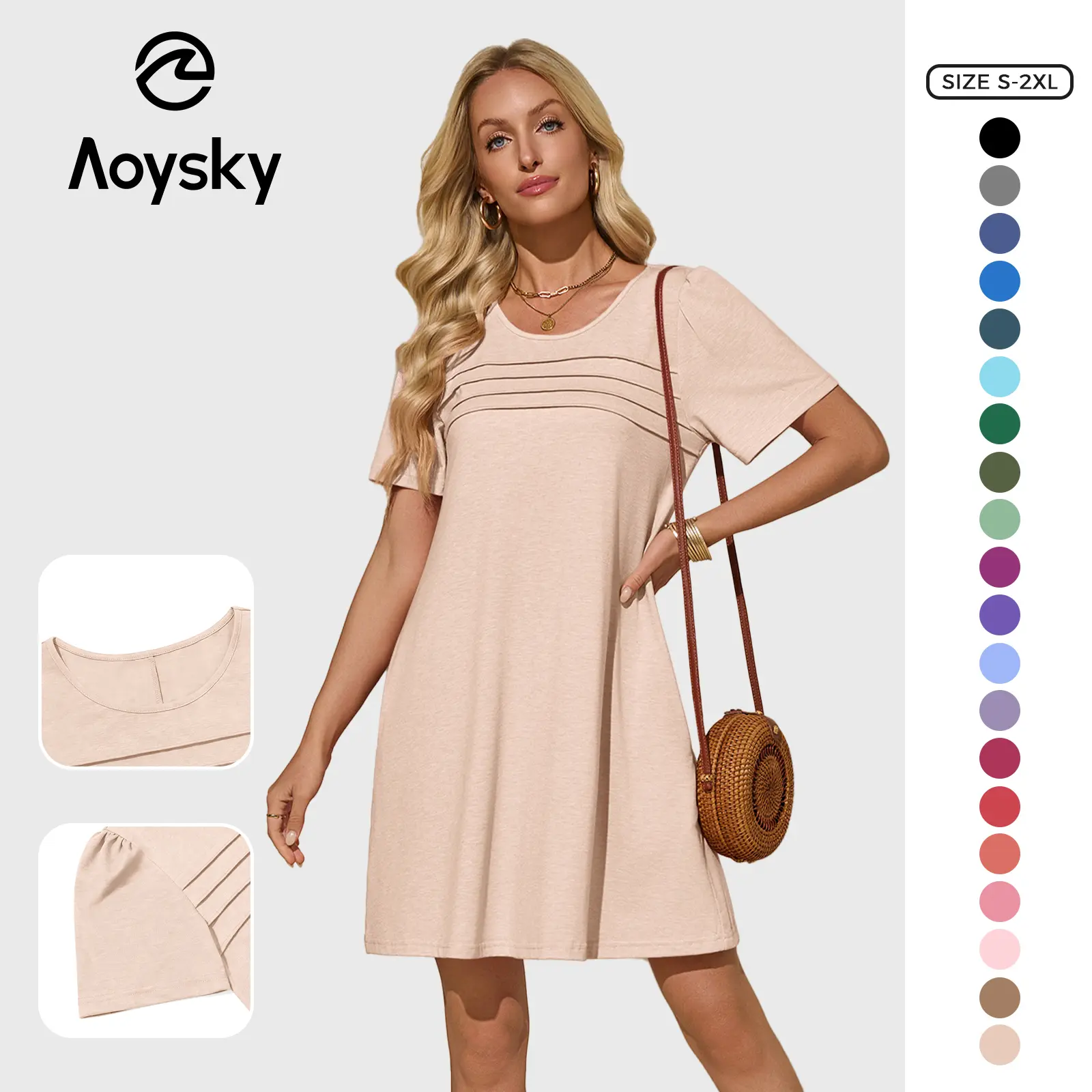 basic casual dresses Sweet and Simple Dress Small making it a great addition to any wardrobe. 10 Cotton Summer Dresses to