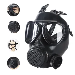Mf11b Gas Mask for Emergency Use, Chemical Smoke Training Protection Full Face Respirator, Cross-Border Supply Available
