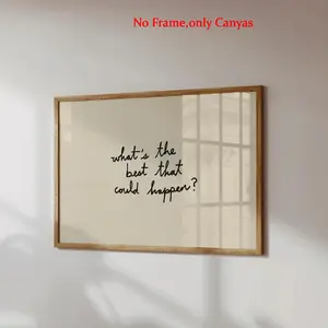 Wall Decor Poster Best Result Canvas Art Decorative Artwork Bedroom Living Room Gift Unframed, Frameless, Home Decoration, Inspirational Quote Print