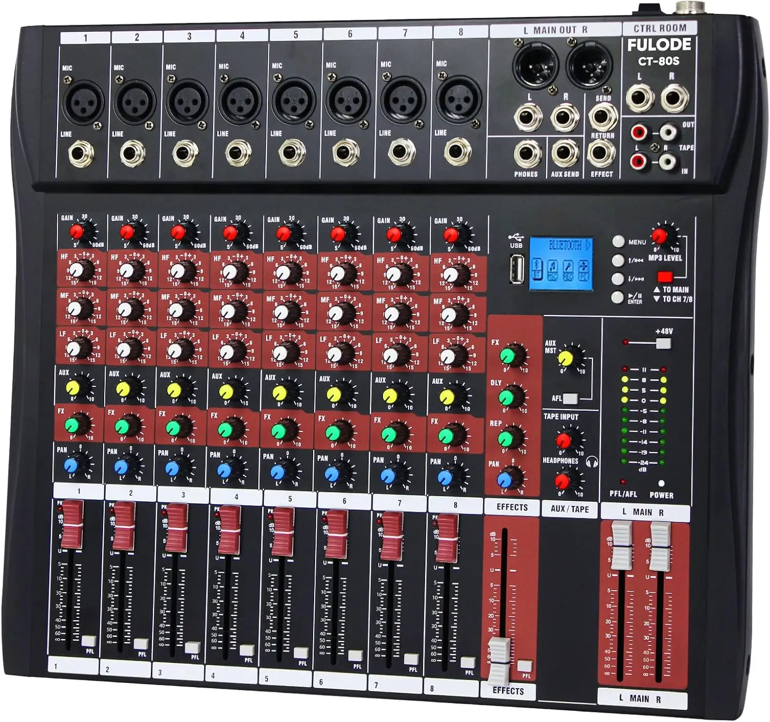 【中古】 Reading　Sparkle　Standard 8-Channel Digital Audio Mixer Board CT-80S, Professional Sound