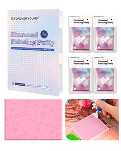 ForeverYoung Diamond Painting Putty, Long-Lasting Stickiness Diamond Art Putty, Scientifically Formulated Clay Glue, Wax for Diamond Art Accessories and Tools