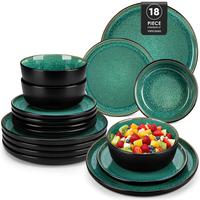 18-Piece Set-Green (Serves 6 People)
