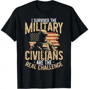 Casual Cotton shortsleeve tees Dysfunctional Veteran & Disgruntled Veteran T-Shirt