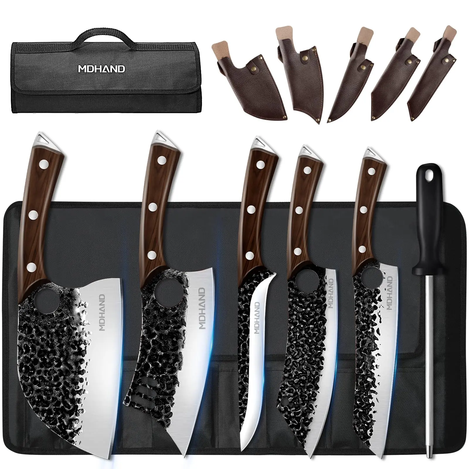 12PCS Butcher Knife Set