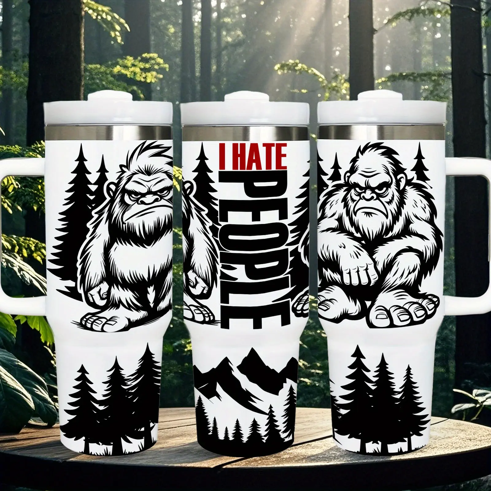 304 Stainless Steel Anti-Scalding Explosion-Proof Hot and Cold Water Vacuum Flask - Tumbler Style Portable Drinkware (500-1000ml), Kitchenware for Camping, Garden Use, Ideal Gift for Family