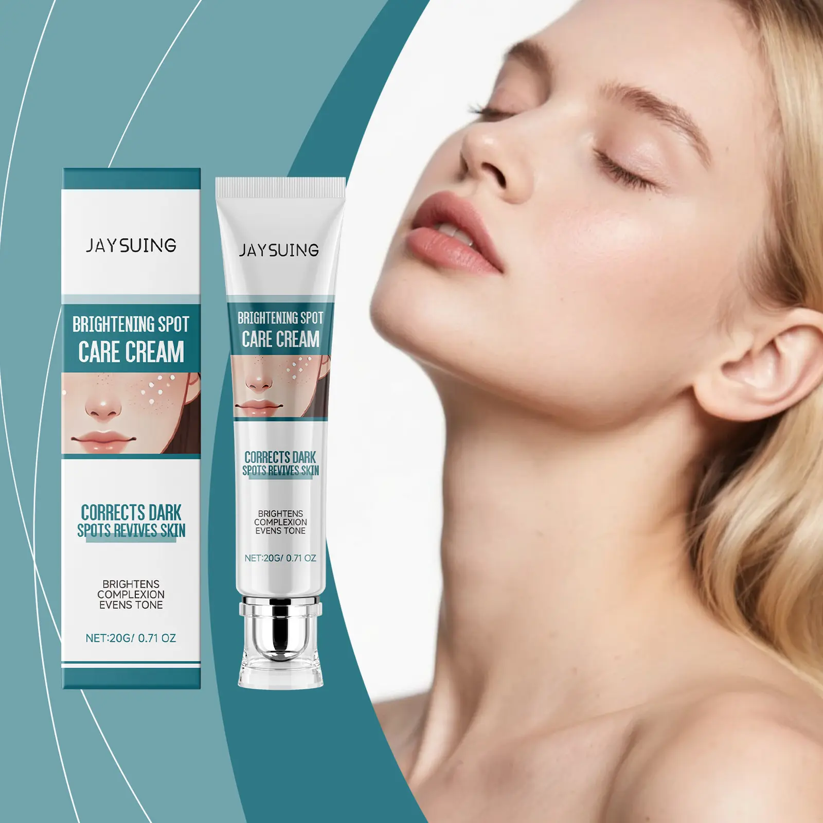 Acne Cream Facial Imperfection Care Skin Smoothing Bright Moisturizing Lubricating Refreshing Skincare, Essential Acne Treatment