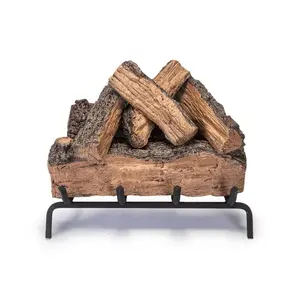 212 MAIN Real Fyre SDP-30 30 in. Split Oak Designer Plus Vented Gas Log Set, Refractory Log Shape, Vented Flame, Gas Logs
